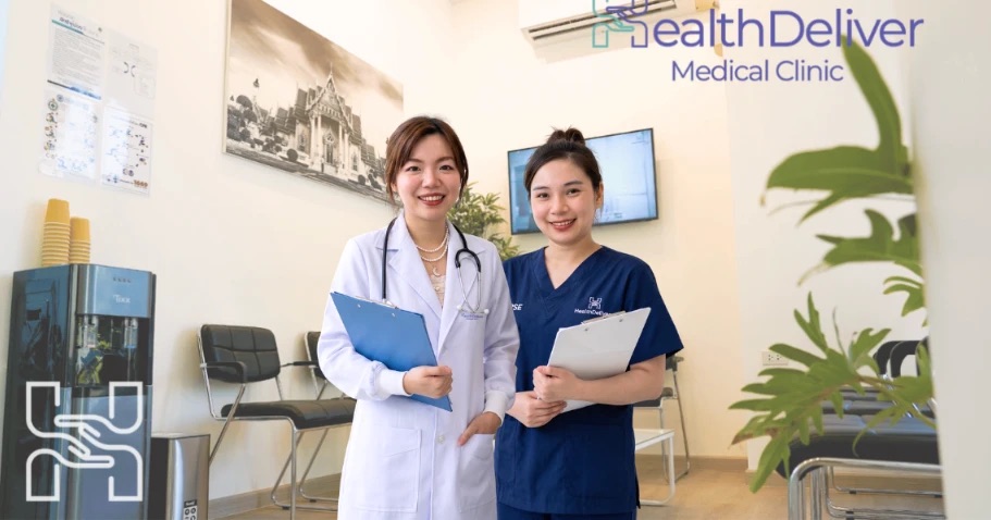 HealthDeliver blood test clinic in Asoke, Bangkok