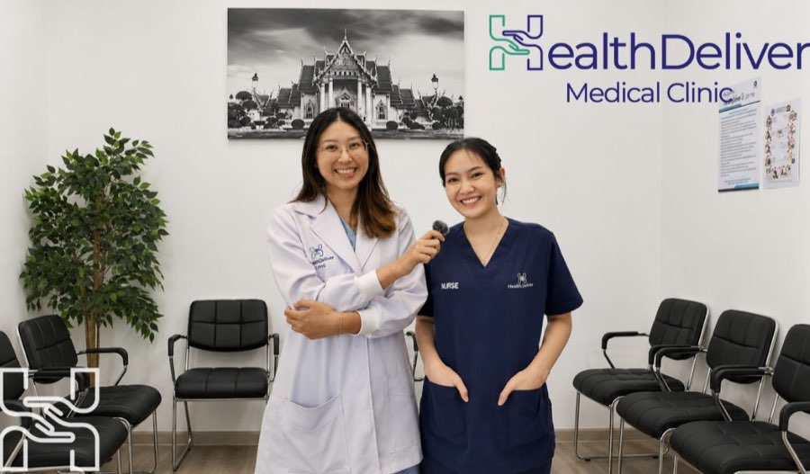 HealthDeliver blood test clinic in Phrom Phong, Bangkok