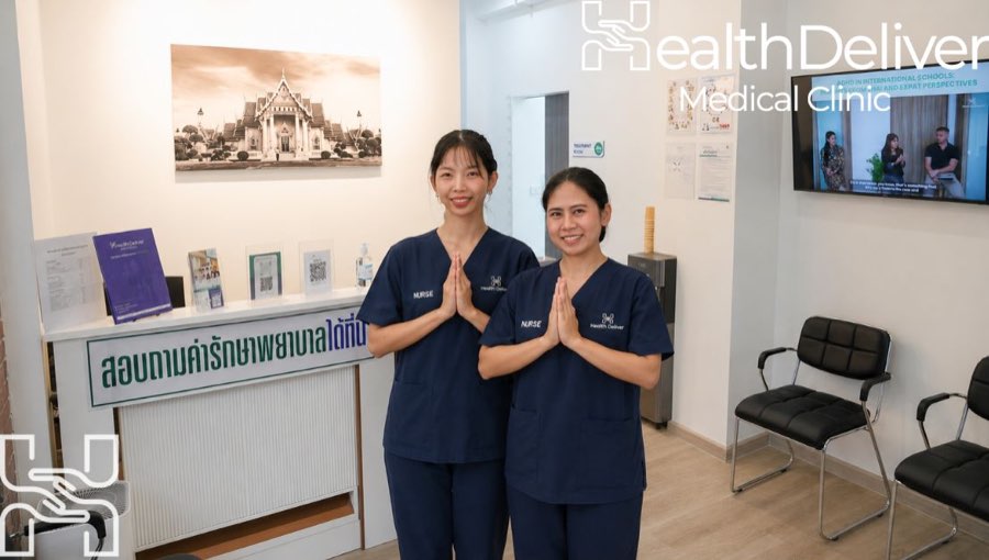 HealthDeliver blood test clinic in Sathorn, Bangkok